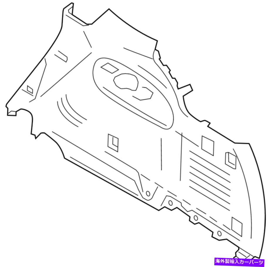 trim panel 日産/インフィニティ84952-1LA6Aインテリアクォーターパネルトリム Nissan/INFINITI 84952-1LA6A Interior Quarter Panel Trim【並行輸入品】
