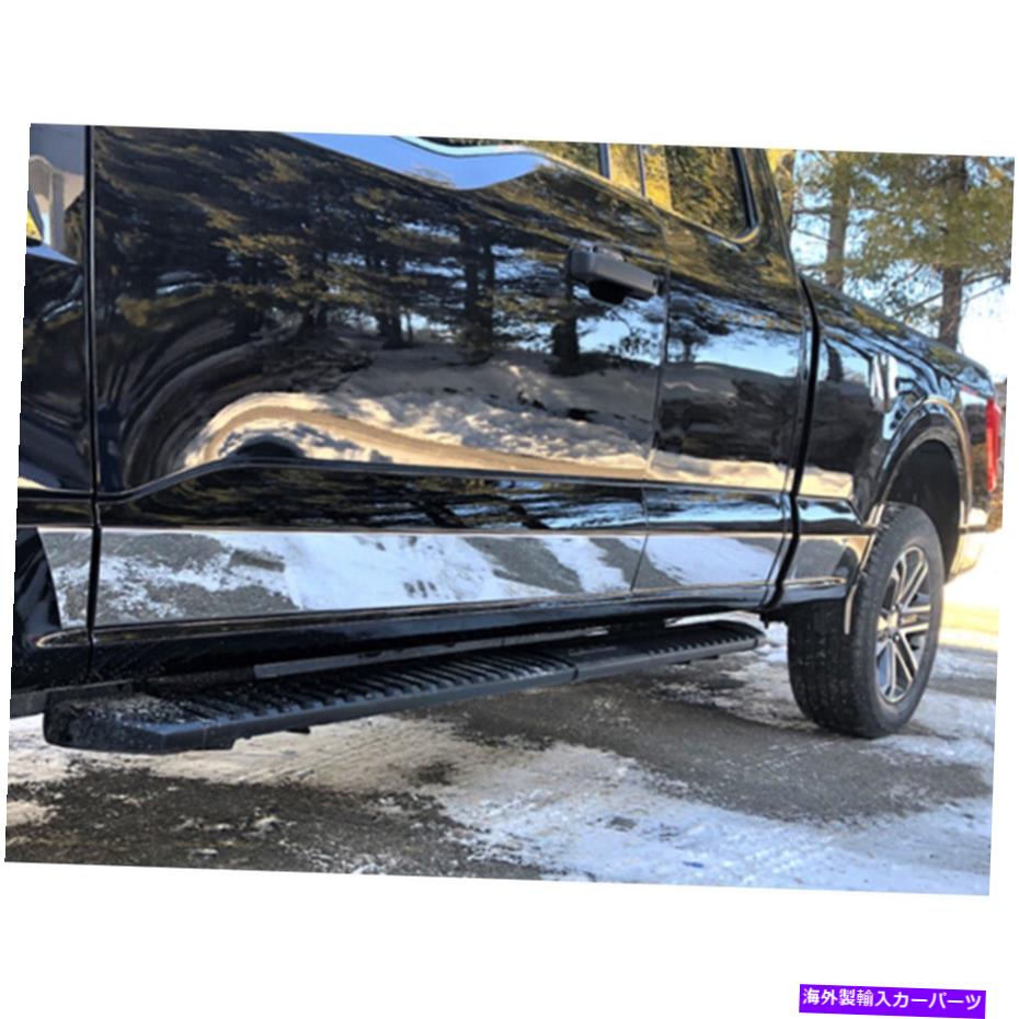 trim panel 12pc。 2021フォードF-150スーパーキャブ6.5 'ベッドの豪華なFXロッカーパネルインサートトリム 12pc. Luxury FX Rocker Panel Insert Trim for 2021 Ford F-150 Super Cab 6.5' bed【並行輸入品】