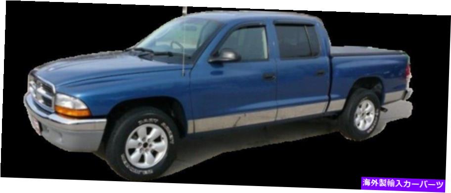 trim panel QAA TH37993ステンレススチールロッカーパネルトリム1997-2004ダコタ向け10 PCセット QAA TH37993 Stainless Steel Rocker Panel Trim 10 Pc Set For 1997-2004 Dakota【並行輸入品】