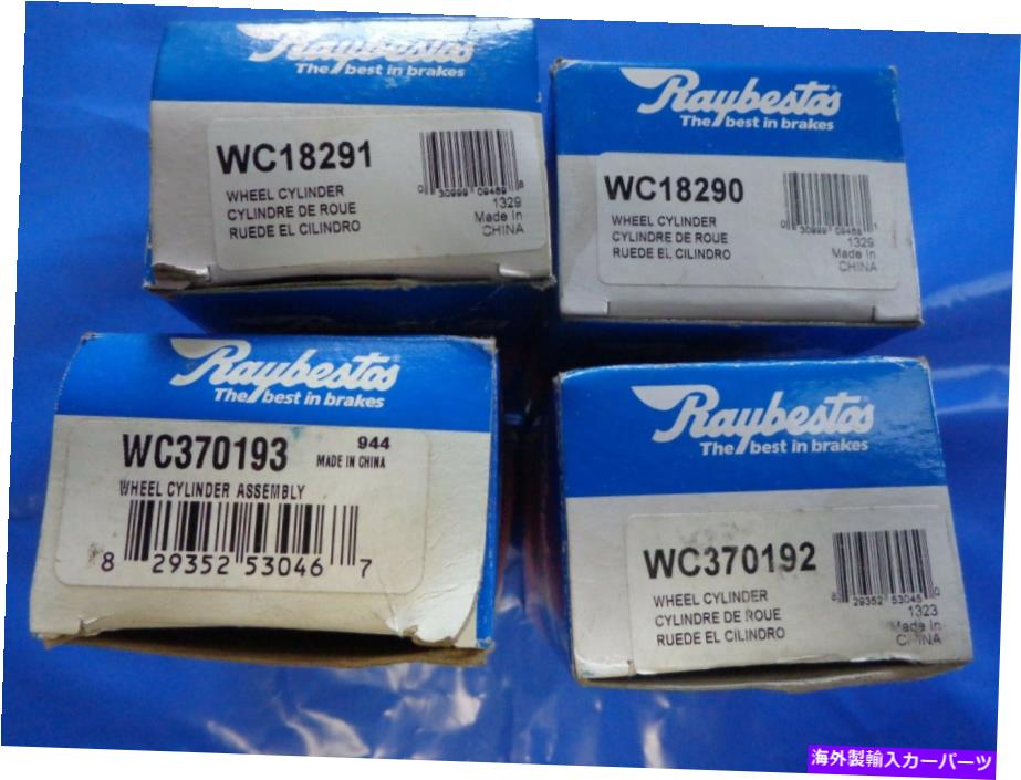 Wheel Cylinder ドラムブレーキホイールシリンダー後部左/右レイベストWC370191/2 WC18290/1＃4 Drum Brake Wheel Cylinders Rear-Left/Right Raybestos WC370191/2 WC18290/1 #4【並行輸入品】