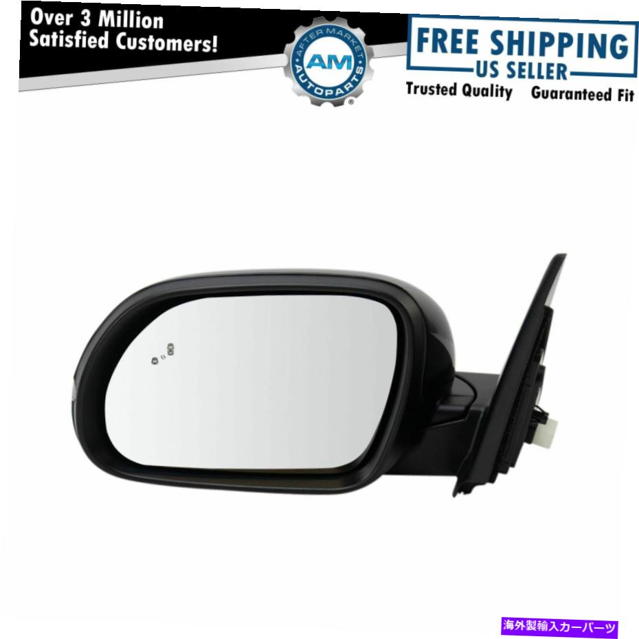 USミラー サイドビューミラーパワー加熱ターンシグナルブラインドスポットグロスベースLH魂のための Side View Mirror Power Heated Turn Signal Blind Spot Gloss Base LH for Soul【並行輸入品】