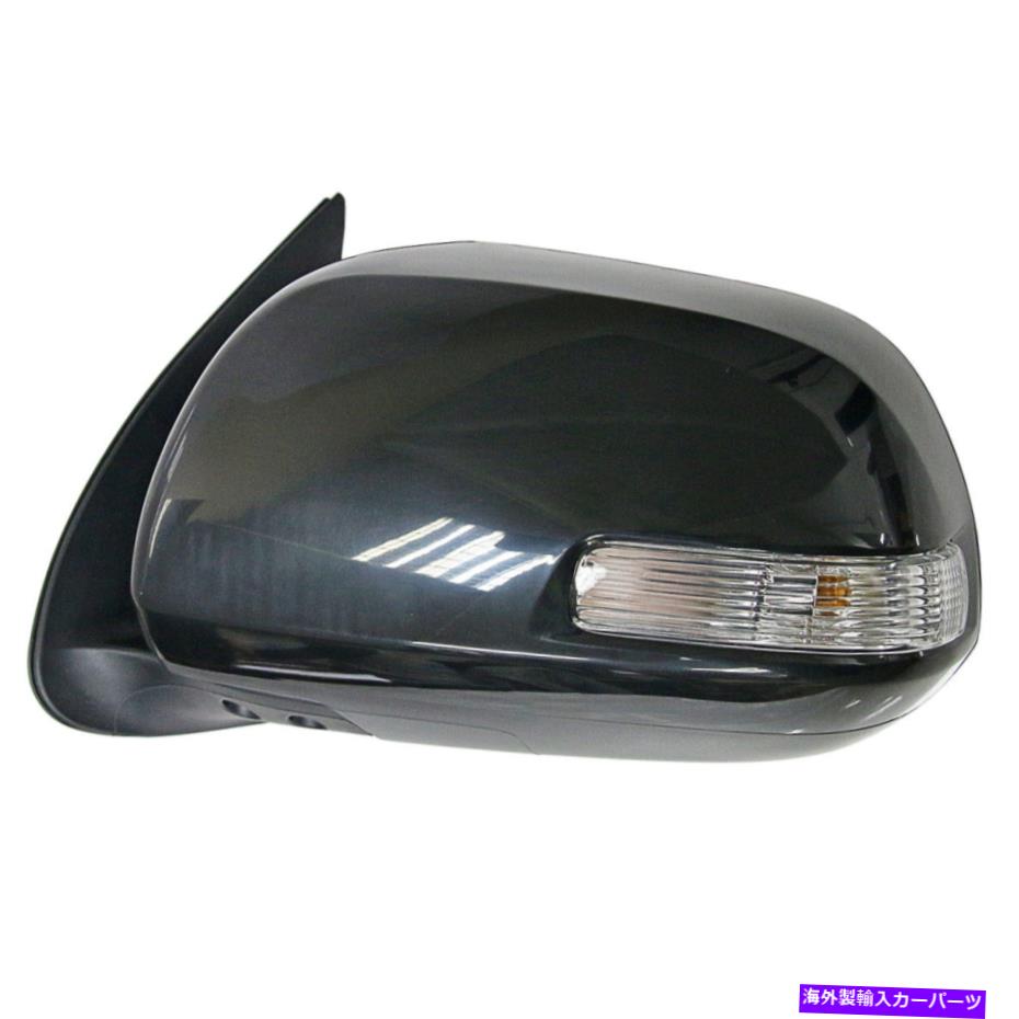USミラー Toyota Hilux Kun25 Kun35 2011-2014用の黒い左のエクステリアサイドミラー7ピン Black Left Exterior Side Mirror 7 Pins For Toyota Hilux KUN25 KUN35 2011-2014【並行輸入品】