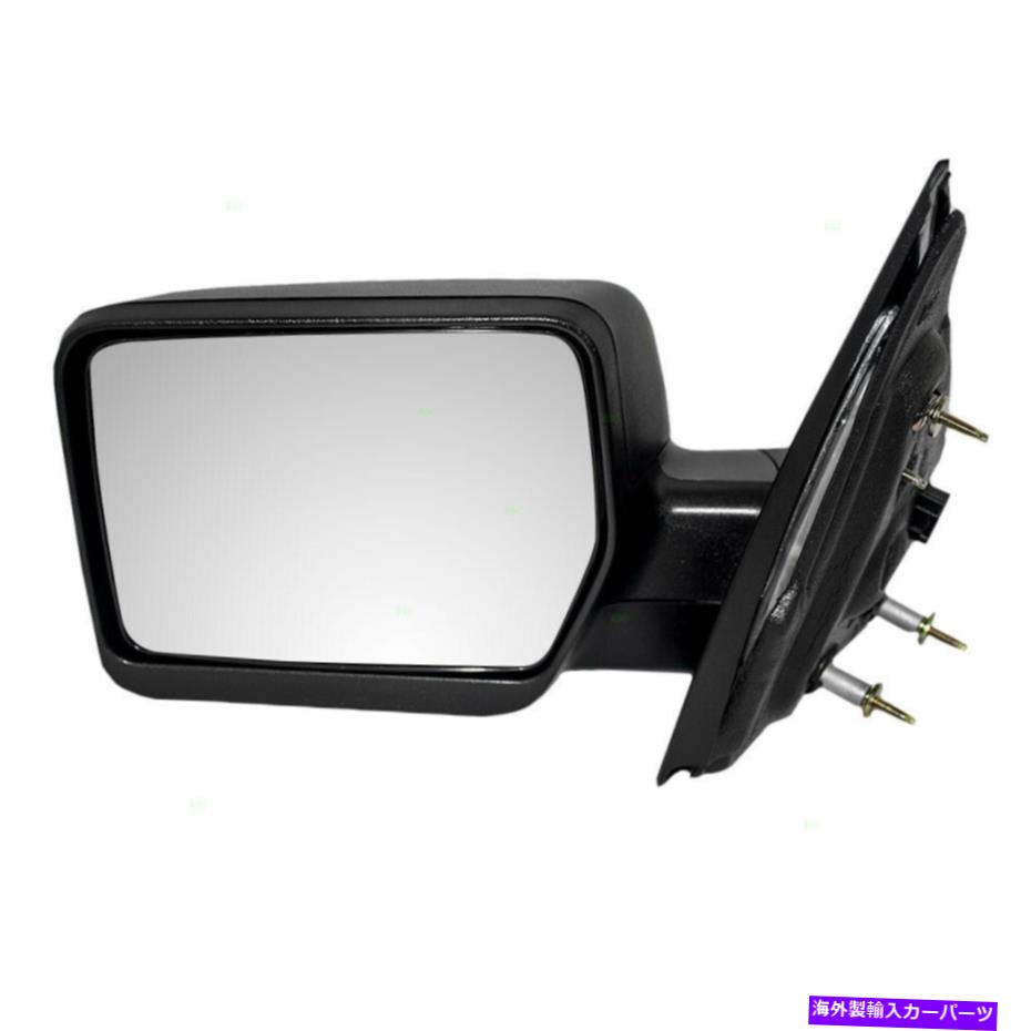 USミラー 04-08フォードF-150ピックアップ用のドライバーパワーサイドミラーの台座タイプテクスチャ Drivers Power Side Mirror Pedestal Type Textured for 04-08 Ford F-150 Pickup【並行輸入品】