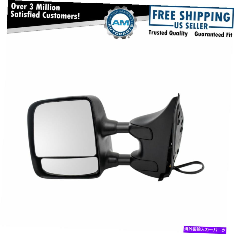 USミラー サイドビューミラーパワー加熱牽引ドライバーは08-15日産タイタンのためにLHを去りました Side View Mirror Power Heated Towing Driver Left LH for 08-15 Nissan Titan【並行輸入品】