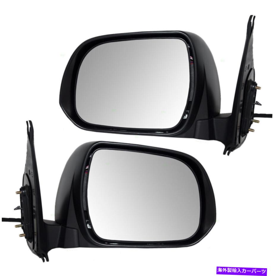 USミラー 12-15トヨタタコマトラックの新しいペアセットパワーサイドミラークロムアセンブリ New Pair Set Power Side Mirror Chrome Assembly for 12-15 Toyota Tacoma Truck【並行輸入品】