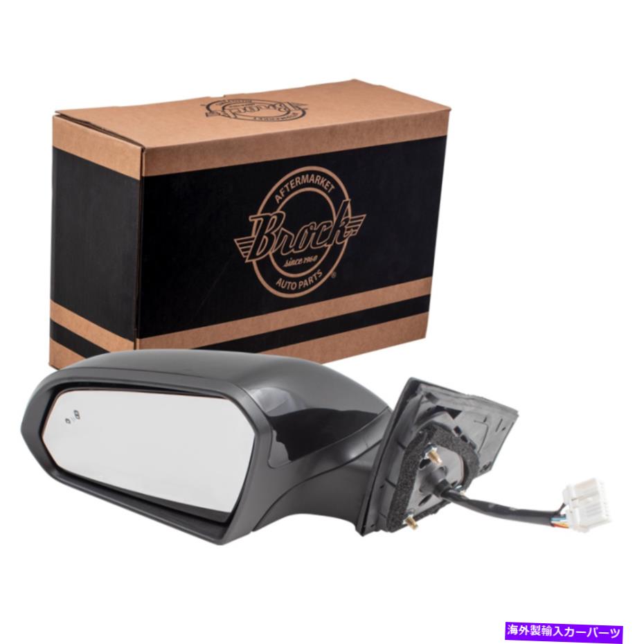 USミラー ドライバーパワーサイドミラー加熱信号死亡スポット検出15-17ソナタ Drivers Power Side Mirror Heated Signal Blind Spot Detection for 15-17 Sonata【並行輸入品】