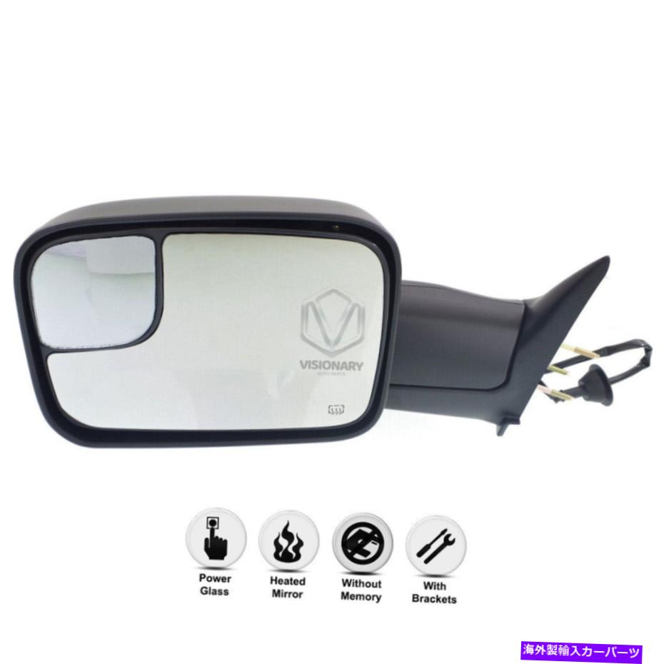 USミラー Dodge Ram 1500 / 2500/3500 1998-2002の新しい左 /ドライバーサイドパワーミラー New Left / Driver Side Power Mirror For Dodge Ram 1500 / 2500 / 3500 1998-2002【並行輸入品】 42,108円