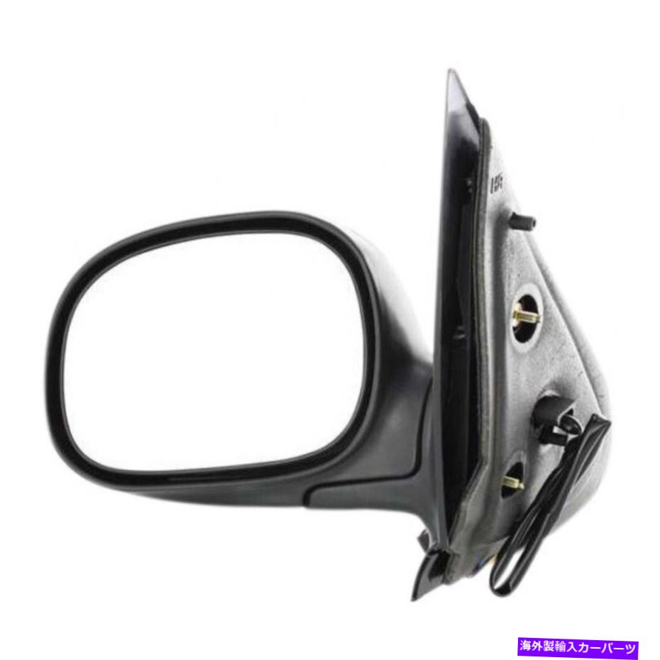 USミラー Ford Expedition 1998-2002ドアミラードライバーサイドパワーガラス|光沢黒 For Ford Expedition 1998-2002 Door Mirror Driver Side Power Glass | Gloss Black【並行輸入品】