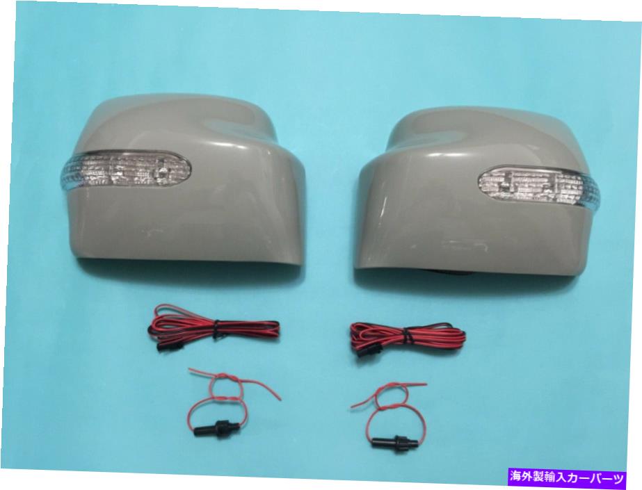 USミラー サイドビューミラーカバー「2002-'2011スズキジミニーの塗装のためのLED信号光が塗装されています Side View Mirror Cover W/LED Signal Light For '2002-'2011 SUZUKI JIMNY Unpainted【並行輸入品】