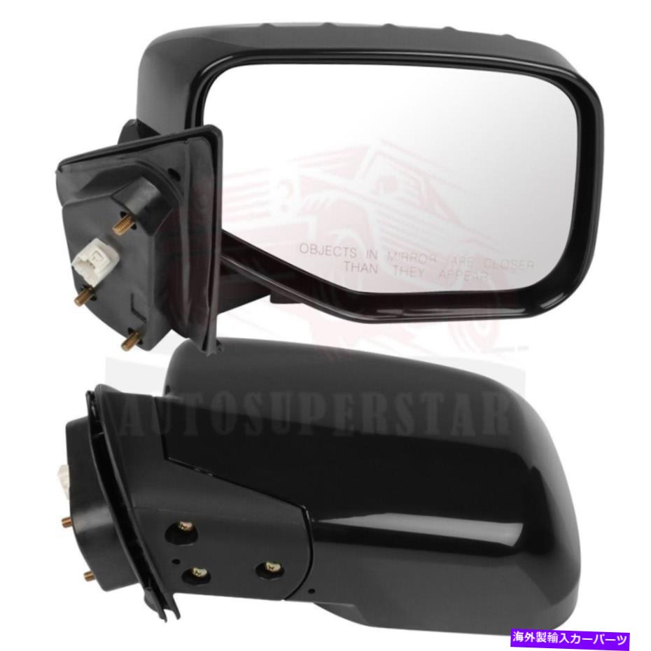 USミラー Honda Ridgeline 2006-2014のLH＆RH SIDE BLACK FOLDAWAYパワーミラー LH & RH Side Black Foldaway Power Mirrors For Honda Ridgeline 2006-2014【並行輸入品】