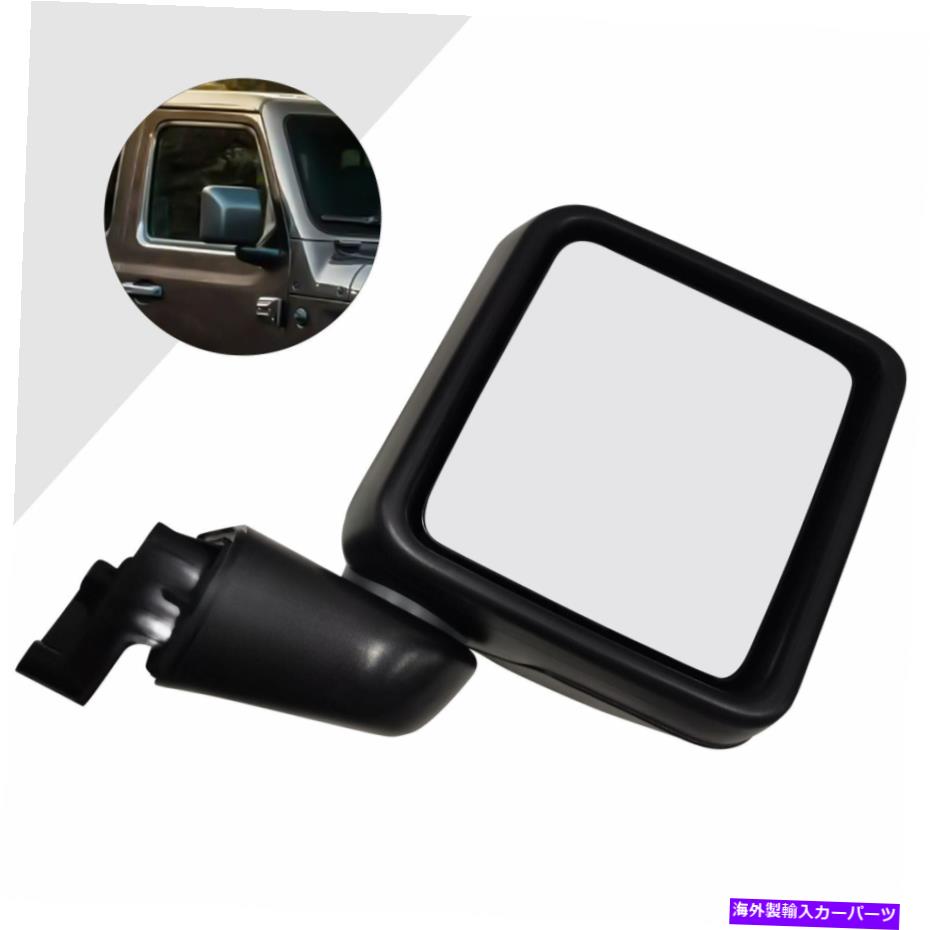 USミラー 18-21の右旅客側のリアビューミラーブラックジープグラディエーターラングラーJL Right Passenger Side Rear View Mirror Black For 18-21 Jeep Gladiator Wrangler JL【並行輸入品】