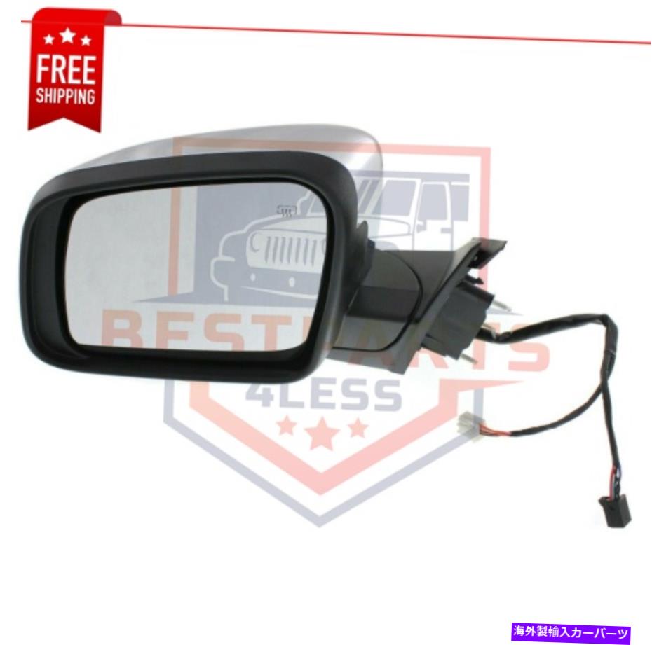 USミラー 2011年から2016年のジープグランドチェロキーのメモリ付きドライバーサイド加熱クロムミラー Driver Side Heated Chrome Mirror with Memory for 2011-2016 Jeep Grand Cherokee【並行輸入品】
