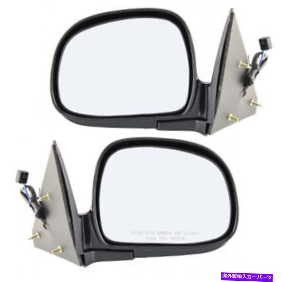 USミラー Oldsmobile Bravada 1998-2004ドアミラードライバーと助手席側のペアのパワー For Oldsmobile Bravada 1998-2004 Door Mirror Driver & Passenger Side Pair Power【並行輸入品】