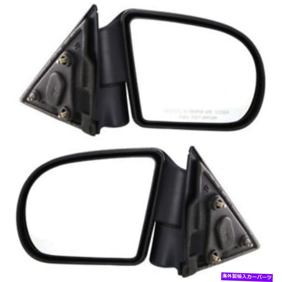 USミラー GMC Envoy/Envoy XL 2002-2005ドアミラードライバーと助手席サイドペアパワー用 For GMC Envoy/Envoy XL 2002-2005 Door Mirror Driver & Passenger Side Pair Power【並行輸入品】