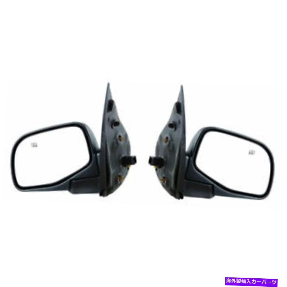USミラー For Mercury Mountaineer 2002 03 04 2005ドアミラーRHとLHサイドペアブラック For Mercury Mountaineer 2002 03 04 2005 Door Mirror RH and LH Side Pair Black【並行輸入品】