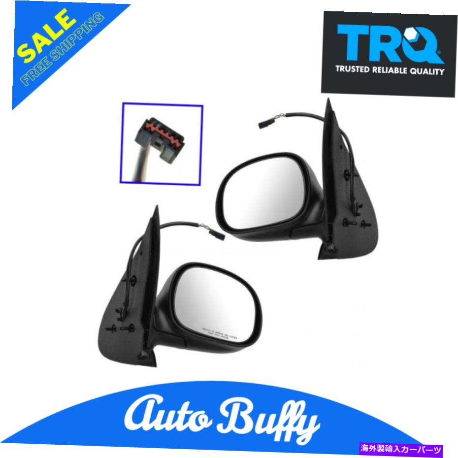 USミラー TRQミラーサイドビューパワーテクスチャブラックLH RHペアExpedition F150用 TRQ Mirror Side View Power Textured Black LH RH Pair for Expedition F150【並行輸入品】