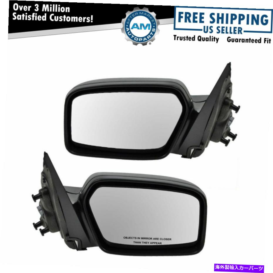 USミラー テクスチャパワーサイドミラーペアセット06-08ミラノフュージョンの左lh＆右RH Textured Power Side Mirrors Pair Set Left LH & Right RH for 06-08 Milan Fusion【並行輸入品】 42,108円