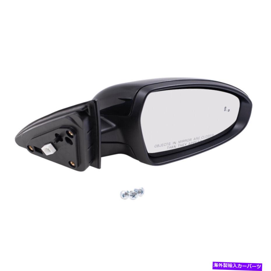 USミラー 2019-2020の黒をマッチする助手席側のパワーミラーペイントKia Forteセダン Passenger Side Power Mirror Paint to Match Black for 2019-2020 Kia Forte Sedan【並行輸入品】