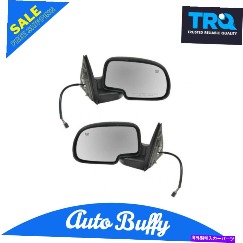 USミラー TRQサイドビューミラーパワー加熱w/puddleグロスブラックLH/RHペアフィットシボレーGMC TRQ Side View Mirrors Power Heated w/Puddle Gloss Black LH/RH Pair Fit Chevy GMC【並行輸入品】 43,098円