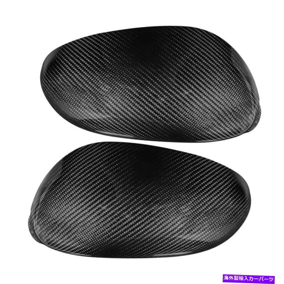 USミラー カーボンファイバーサイドドアミラーカバー2xポルシェ911 996 97-05ボクスター986 Carbon Fiber Side Door Mirror Cover 2x Fit For Porsche 911 996 97-05 Boxster 986【並行輸入品】