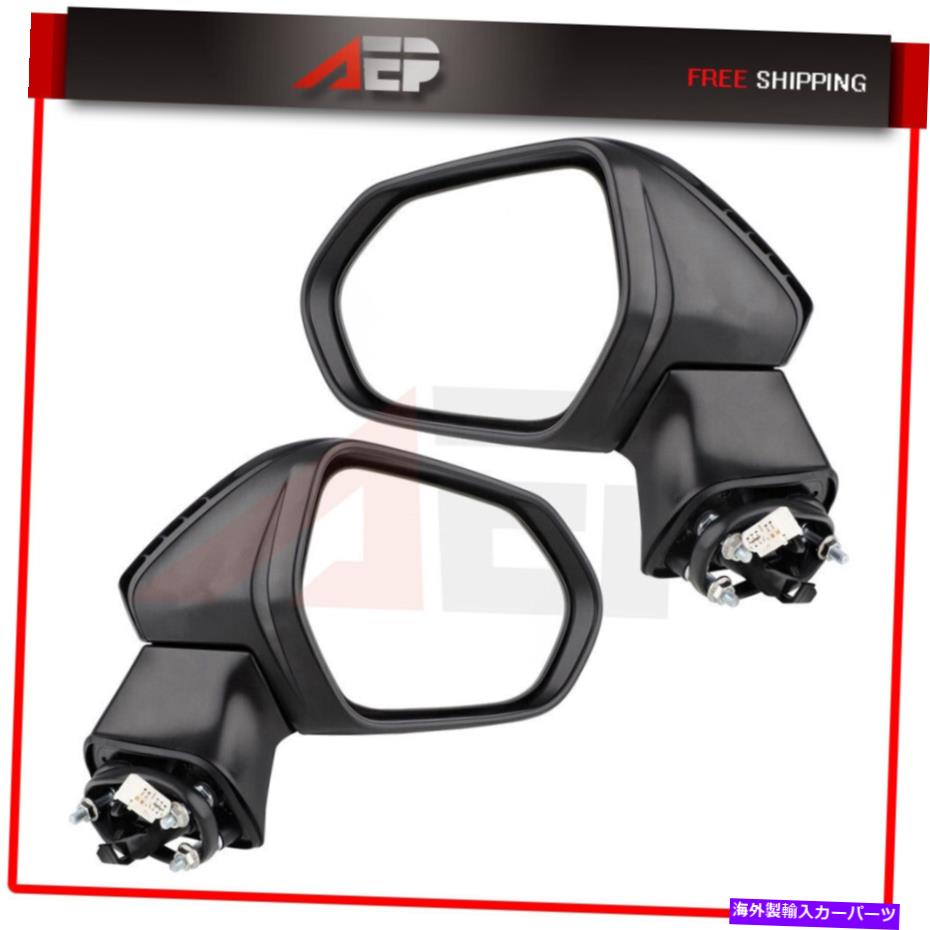 USミラー ミラーパワー加熱されたターン信号ドライバーと乗客サイドフィット19トヨタカローラ Mirror Power Heated Turn Signal Driver & Passenger Side Fits 19 Toyota COROLLA【並行輸入品】