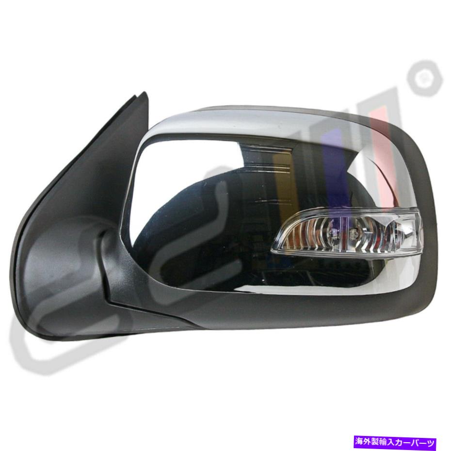 USミラー クロム左の外側サイドミラー5ピンisuzu d-max dmax tfr tfs 2002-2011 Chrome Left Exterior Side Mirror 5 Pins For Isuzu D-Max Dmax TFR TFS 2002-2011【並行輸入品】
