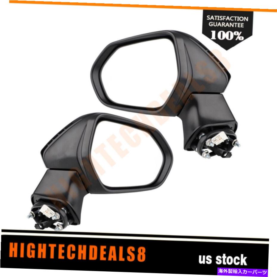 USミラー ドアミラーセットパワーヒートターンシグナルフィット2019トヨタカローラLH + RHサイド Door Mirror Set Power Heated Turn Signal Fits 2019 Toyota COROLLA LH + RH Side【並行輸入品】