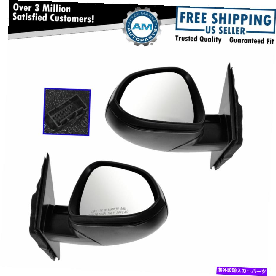 USミラー ミラーパワー加熱lhドライバーRHパッセンジャーペア11-13ビュイックリーガル Mirror Power Heated LH Driver RH Passenger Pair for 11-13 Buick Regal【並行輸入品】