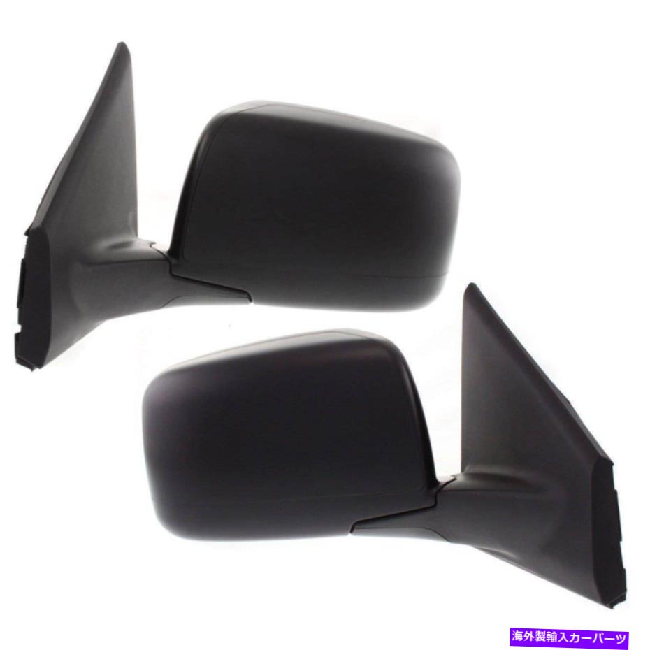 USミラー 2008-2013 Rogueの新しいドライバーと助手席の加熱パワーミラーセット New Driver & Passenger Side Heated Power Mirror Set For 2008-2013 Rogue【並行輸入品】