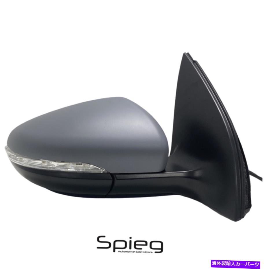 USミラー 2010-2014のサイドミラーフォルクスワーゲンゴルフR GTIパワーフォールドメモリ助手席側 Side Mirror for 2010-2014 Volkswagen GOLF R GTI Power Fold Memory Passenger Side【並行輸入品】