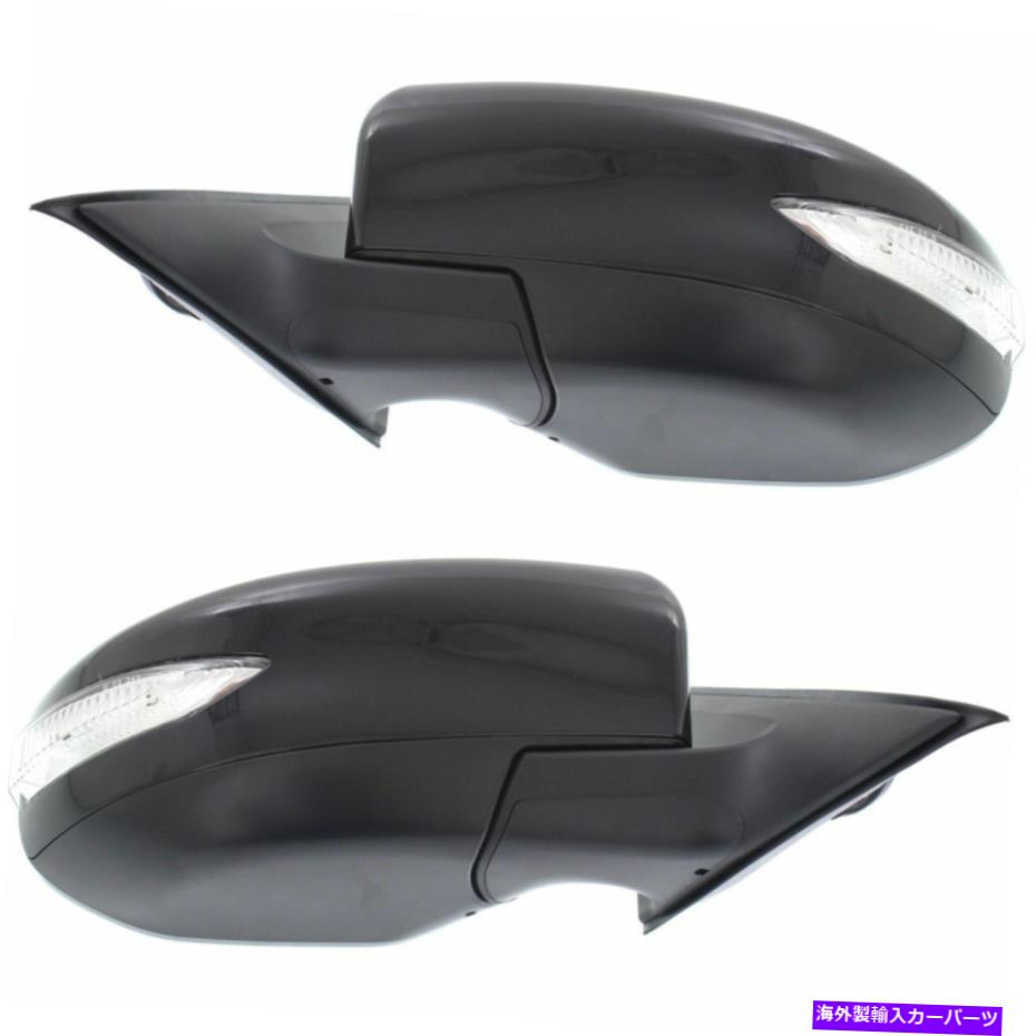 USミラー 13-18 Altimaに設定された新しいドライバーと助手席の加熱パワーミラー New Driver & Passenger Side Heated Power Mirror W/ Signal Set For 13-18 Altima【並行輸入品】