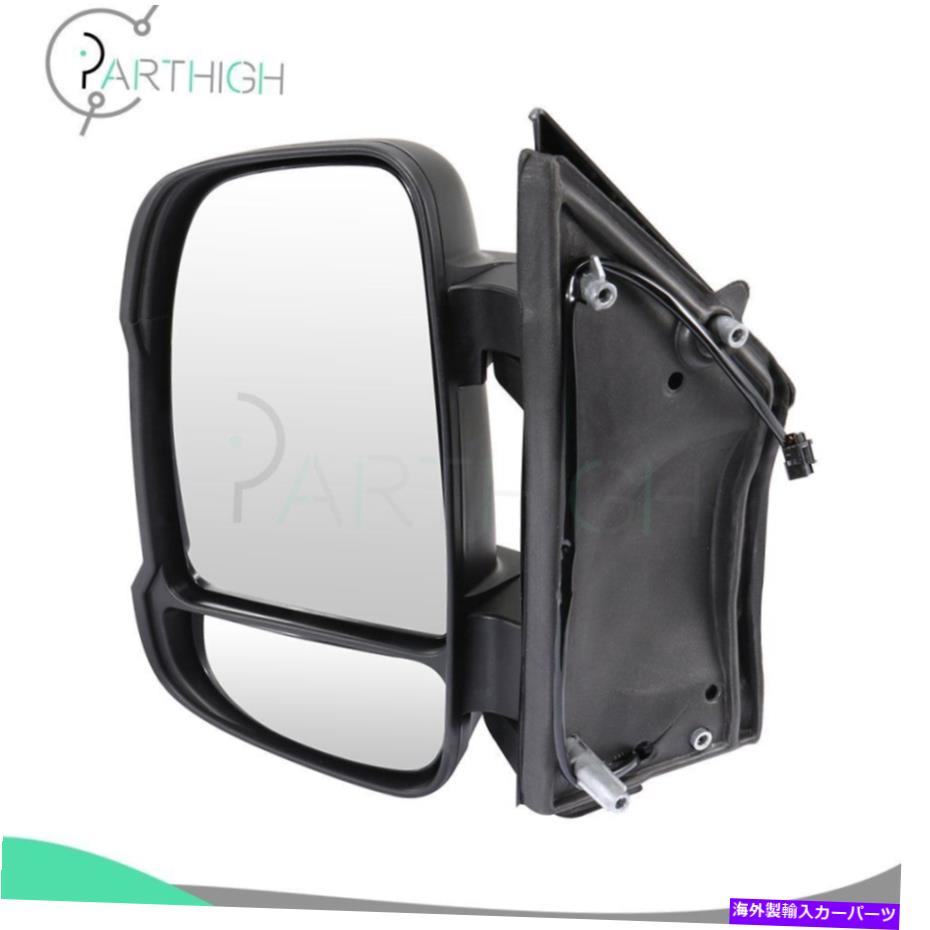 USミラー 2014 RAMプロマスターシグナルマニュアルミラーブラックテクスチャマニュアルテレススコープLH Fits 2014 RAM PROMASTER Signal Manual Mirror Black Textured Manual Telescope LH【並行輸入品】