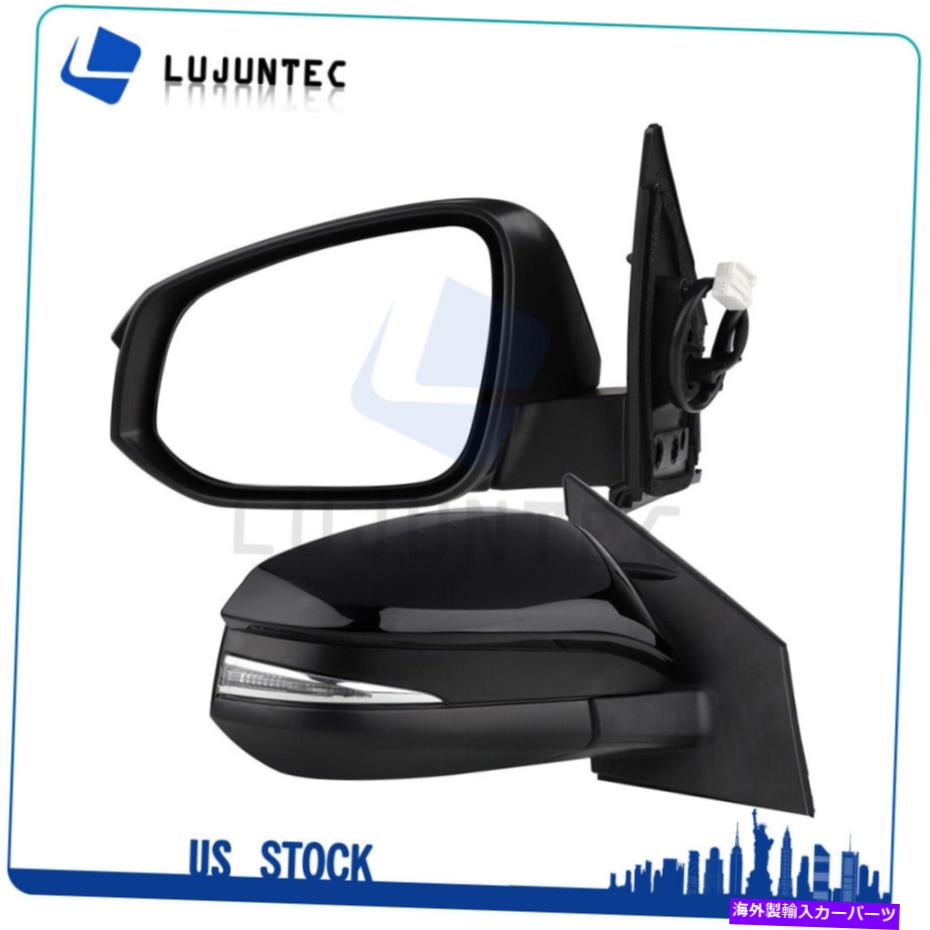 USミラー 2014年トヨタRAV4ミラーパワーブラックテクスチャLHドライバー＆乗客RHサイド For 2014 Toyota RAV4 Mirror Power Black Textured LH Driver & Passenger RH Side【並行輸入品】
