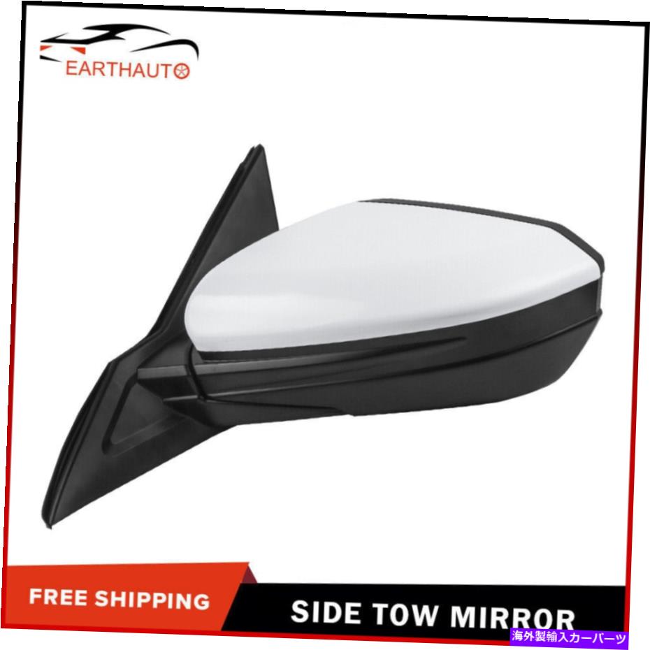 USミラー 2016-19ホンダシビックパワーガラスドライバーホワイト3wireの1xサイドミラー 1X Side Left Mirror For 2016-19 Honda Civic Power Glass Driver White 3Wire【並行輸入品】