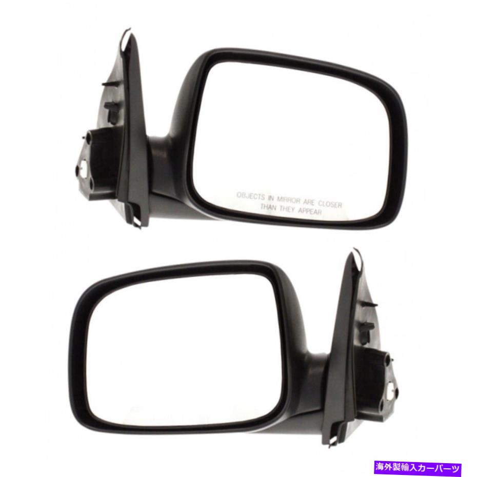 USミラー ISUZU I-280 2006ドアミラードライバーと助手席側|ペアパワーブラック For Isuzu i-280 2006 Door Mirror Driver and Passenger Side | Pair Power Black【並行輸入品】