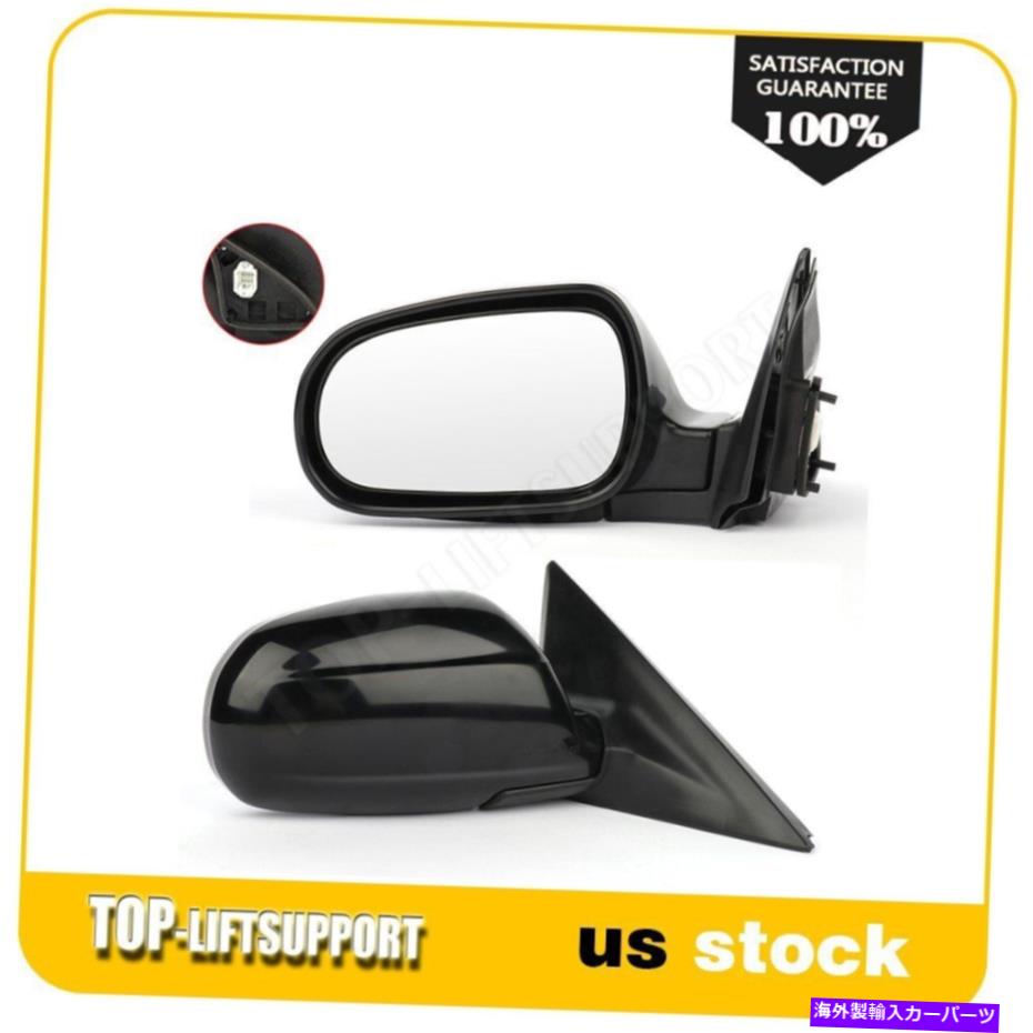 USミラー パワーマニュアルフォールドフィット1994-2001アキュラインテグラペアブラックミラーAC1321101 Power Manual Fold Fits 1994-2001 Acura Integra Pair Black Mirrors AC1321101【並行輸入品】
