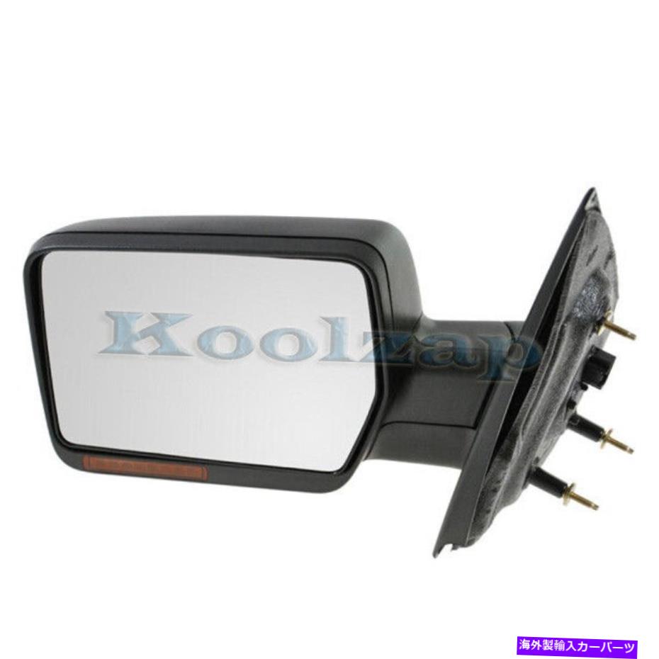 USミラー 07-08 F150トラック後部ビューミラーパワー加熱信号テクスチャ左側 For 07-08 F150 Truck Rear View Mirror Power Heateded Signal Textured Left Side【並行輸入品】