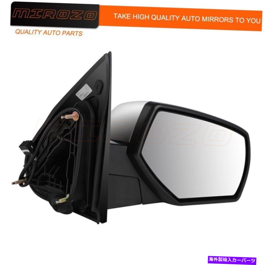 USミラー RHサイドミラーChrome Power 2015-2018のシボレーシルバラード RH Side Mirror Chrome Power Heated Manual For 2015-2018 Chevy Silverado【並行輸入品】