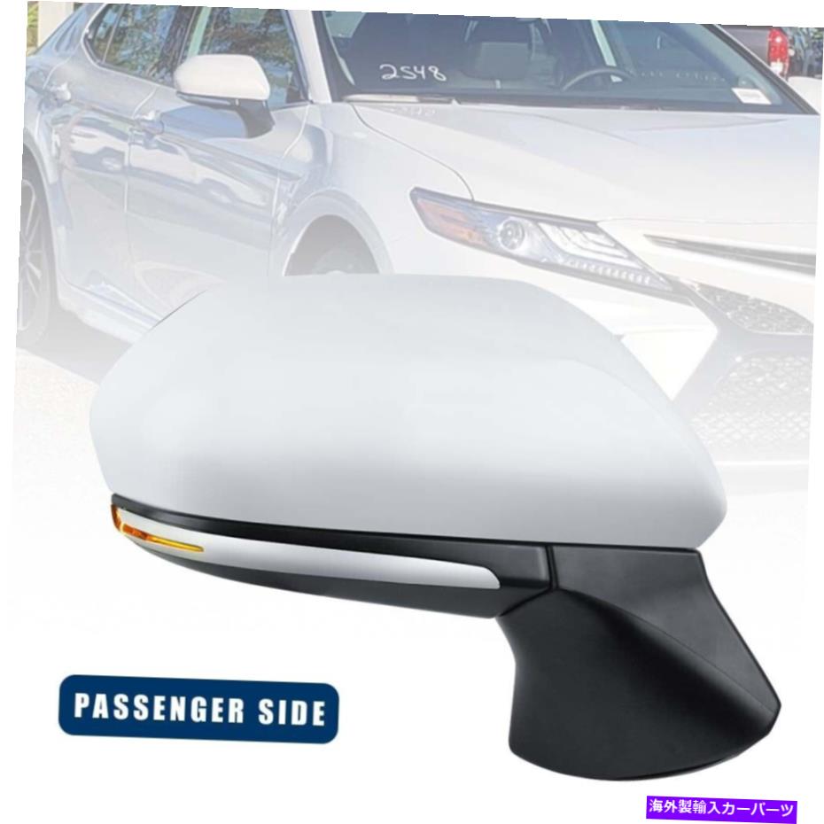 USミラー 2018-2020トヨタカムリの1PC右側のパワー加熱ミラーガラスターンシグナル 1PC Right Side Power Heated Mirror Glass Turn Signal For 2018-2020 Toyota Camry【並行輸入品】