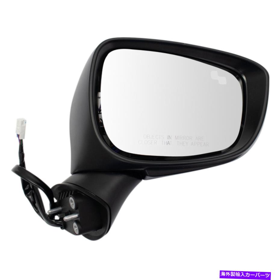 USミラー CX3のRHに合わせてTRQサイドミラーパワーヒートターンシグナルブラインドスポットペイント TRQ Side Mirror Power Heated Turn Signal Blind Spot Paint to Match RH for CX3【並行輸入品】