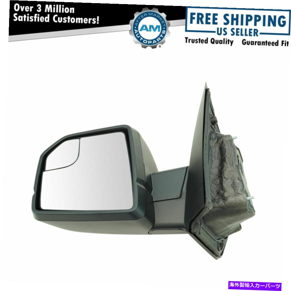 USミラー パフォーマンスミラーマニュアルテクスチャブラックドライバーサイドフォードF150の左lh Performance Mirror Manual Textured Black Driver Side Left LH for Ford F150 New【並行輸入品】