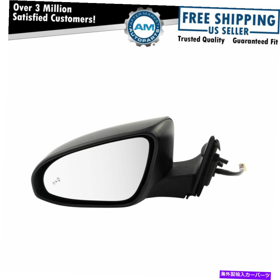 USミラー ミラーパワー加熱された死角検出滑らかな黒い左lh for camry new Mirror Power Heated Blind Spot Detection Smooth Black Left LH for Camry New【並行輸入品】