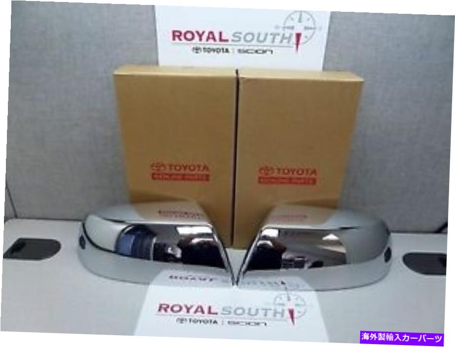USミラー Toyota Tundra 2007-2021 Chrome Mirrorカバーキット本物のOE OEM Toyota Tundra 2007 - 2021 Chrome Mirror Covers Kit Genuine OE OEM【並行輸入品】