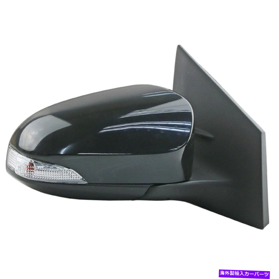 USミラー トヨタカローラセダンZRE172 ZRE173 2013-18の黒い右側のエクステリアサイドミラー Black Right Exterior Side Mirror For Toyota Corolla Sedan ZRE172 ZRE173 2013-18【並行輸入品】