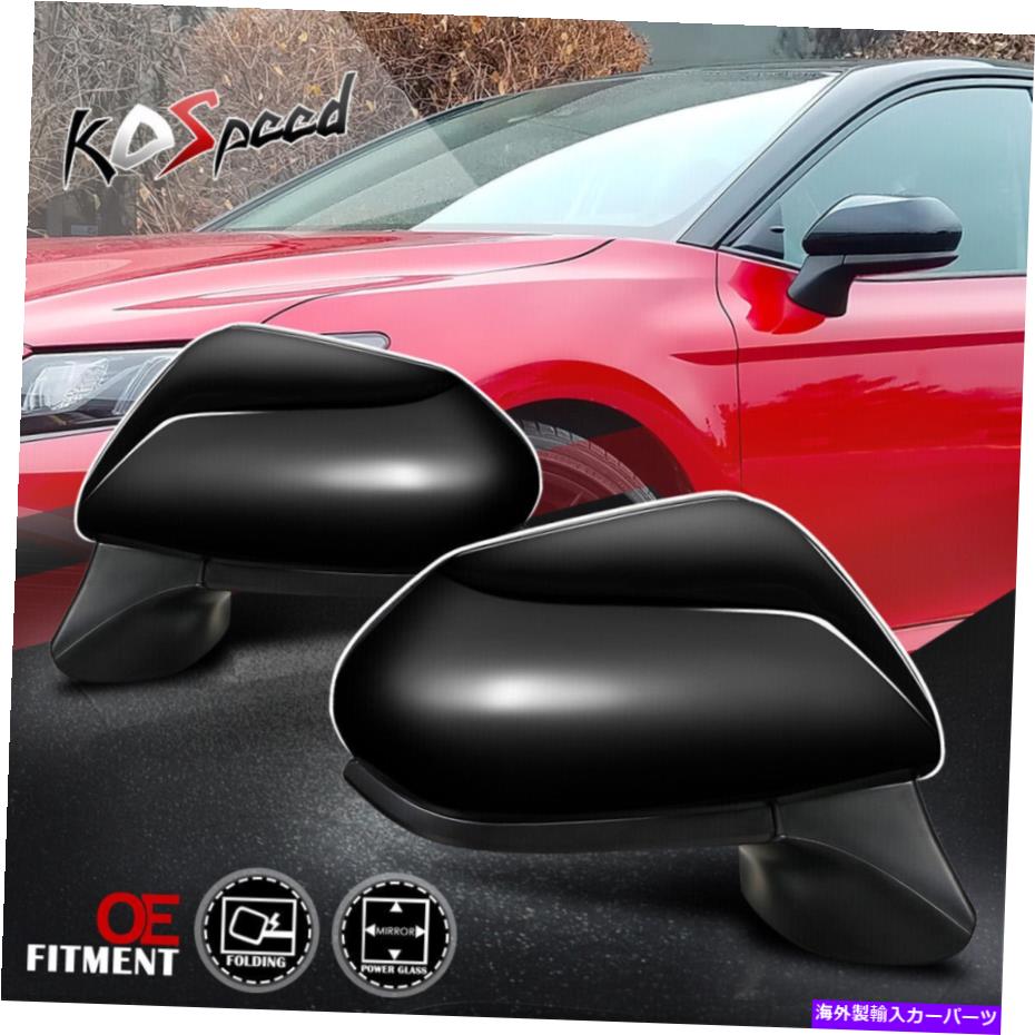 USミラー 18-20トヨタカムリのファクトリースタイルのパワー調整サイドRViewミラー Pair Factory Style Powered Adjustment Side RView Mirrors for 18-20 Toyota Camry【並行輸入品】