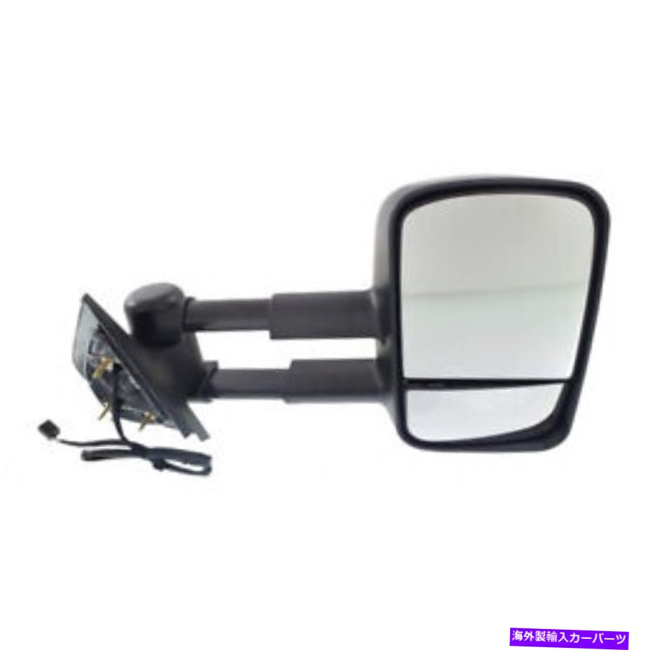 USミラー GMC Sierra 2500 HD 2007-2014ドアミラー助手席側|パワー|加熱 For GMC Sierra 2500 HD 2007-2014 Door Mirror Passenger Side | Power | Heated【並行輸入品】