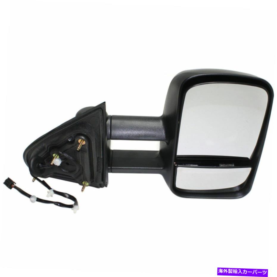 USミラー シボレーシルバラード / GMCシエラ2500 HD 15-17の新しい右側トレーラートウミラー New Right side Trailer Tow Mirror for Chevy Silverado / GMC Sierra 2500 HD 15-17【並行輸入品】
