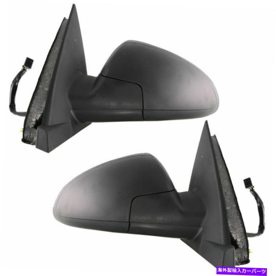 USミラー 2 LH＆RHサイド加熱マニュアル折りたたみ式パワーミラーのセットシボレーマリブ Set of 2 LH & RH Side Heated Manual Folding Power Mirror Fits Chevrolet Malibu【並行輸入品】