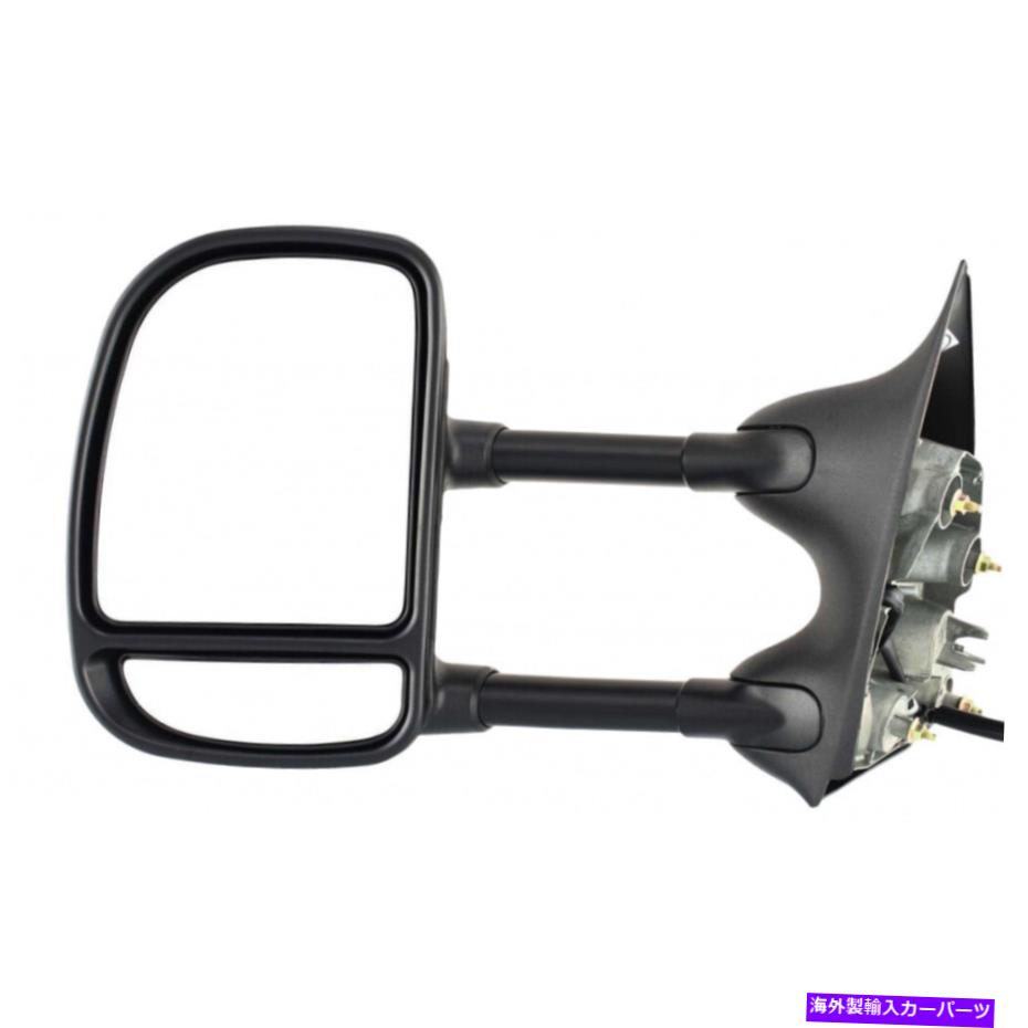 USミラー フォードF-350スーパーデューティ1999-2007けん引ミラードライバーサイドパワー|デュアルガラス For Ford F-350 Super Duty 1999-2007 Towing Mirror Driver Side Power | Dual Glass【並行輸入品】