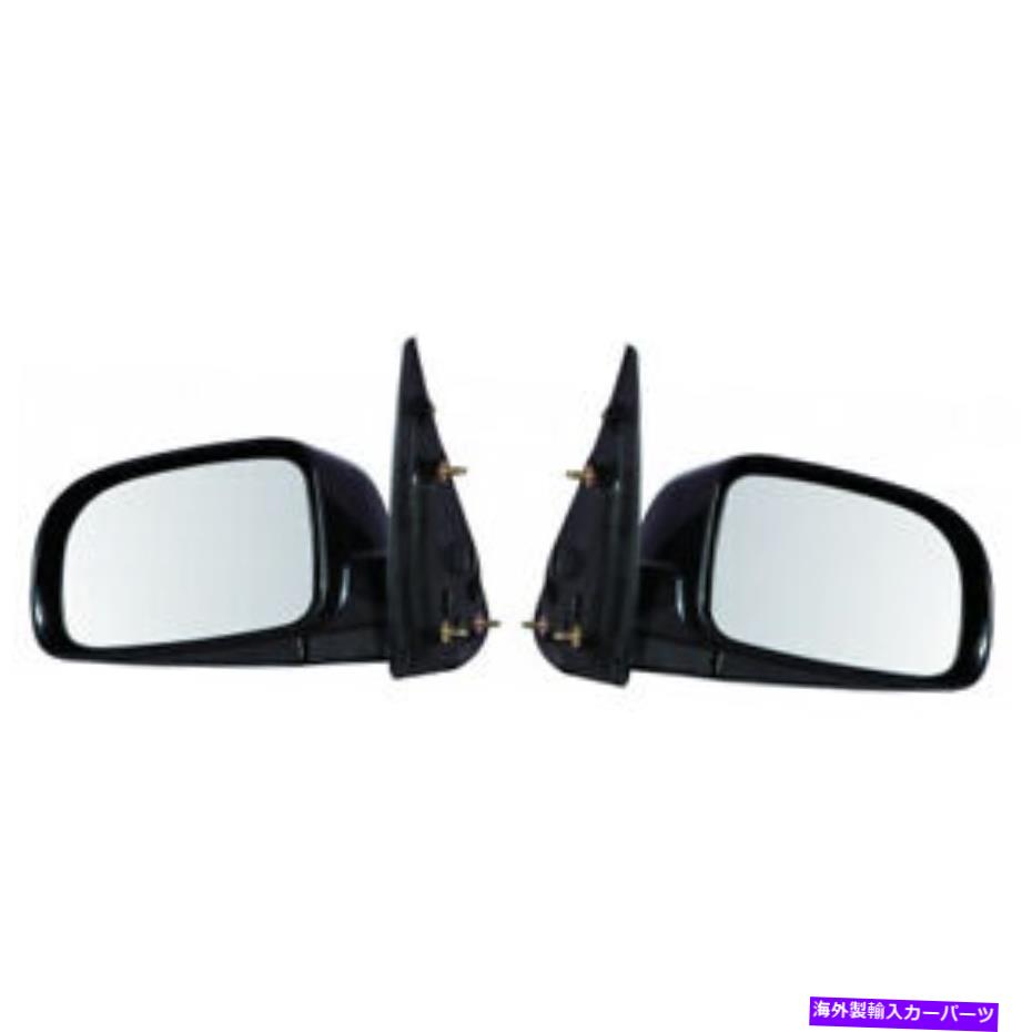 USミラー ヒュンダイサンタフェ2007年2008年ドアミラードライバーと助手席側|ペアパワー For Hyundai Santa Fe 2007 2008 Door Mirror Driver & Passenger Side | Pair Power【並行輸入品】